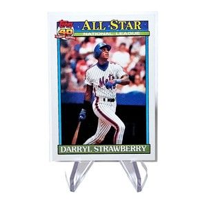 Darryl Strawberry #402 Topps All-Star 1991 New York Mets NM!